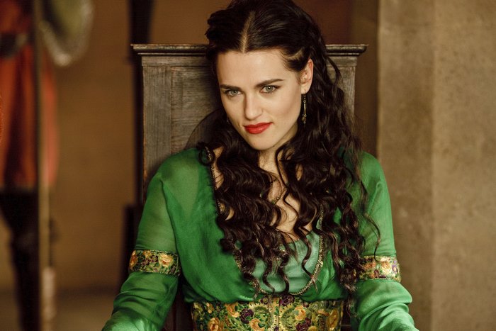 Morgana in Elegant Green Dress