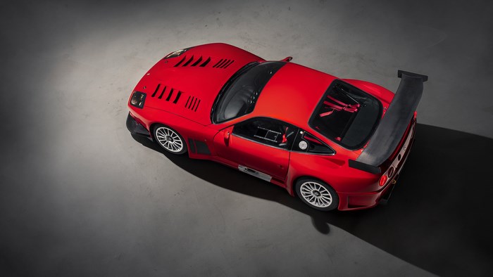 Red Ferrari 575 GTC Stradale 4K