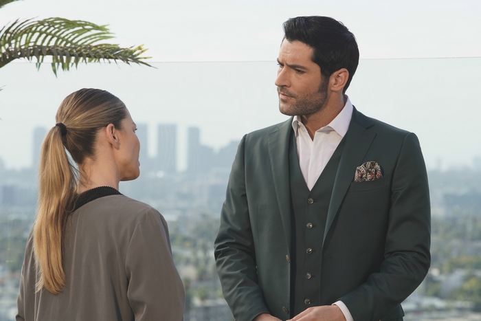 Lucifer Morningstar and Chloe Decker on a Case