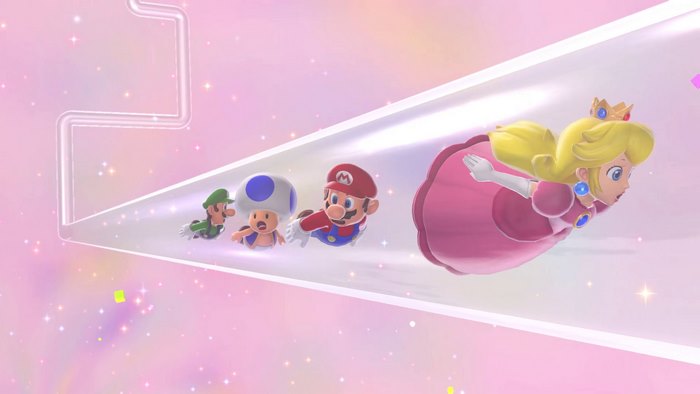 Mario and Friends in Magical Pink Realm
