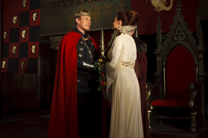 Uther Pendragon and Catrina from Merlin