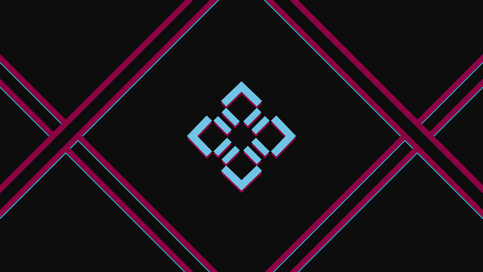 Abstract geometric pattern with dark background