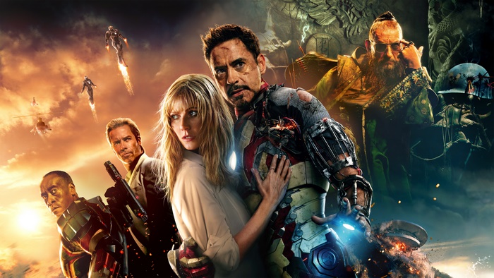 Iron Man 3: Tony Stark, Pepper Potts, Iron Patriot, Mandarin