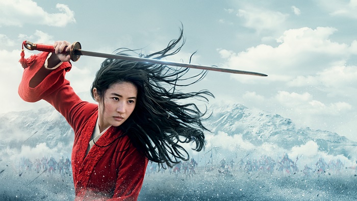 Mulan (2020) Liu Yifei with Sword