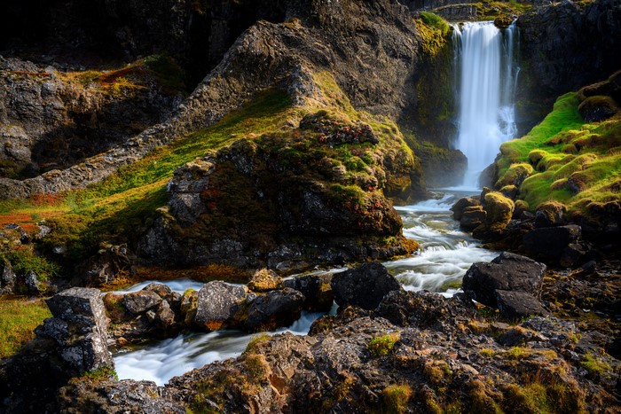 Waterfall in Iceland