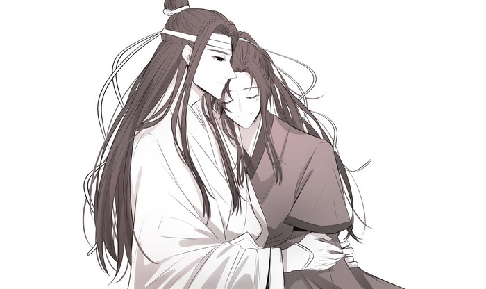 Wei Wuxian and Lan Wangji from Mo Dao Zu Shi