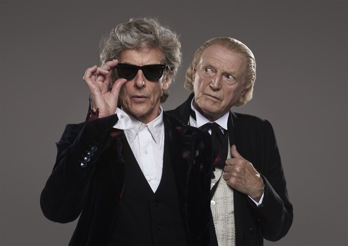 The Twelfth Doctor and The First Doctor from Doctor Who 4K