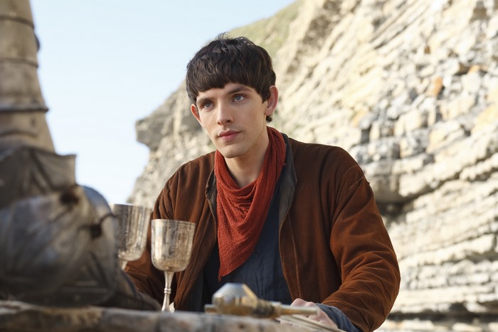 Colin Morgan as Merlin in The Poisoned Chalice