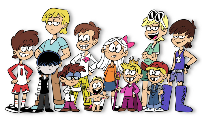 The Loud House Genderbend Characters