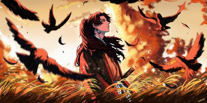 Yoriichi Tsugikuni in Fiery Field