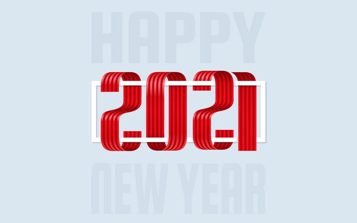 Happy New Year 2021 4K