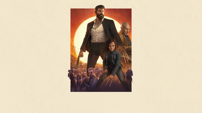 Logan, X-23, and Charles Xavier from X-Men