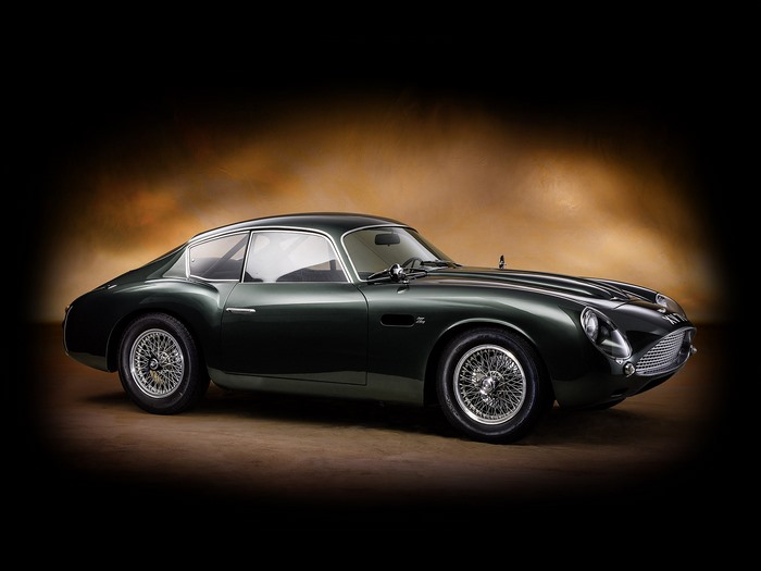Aston Martin DB4 GT Zagato dark green coupe