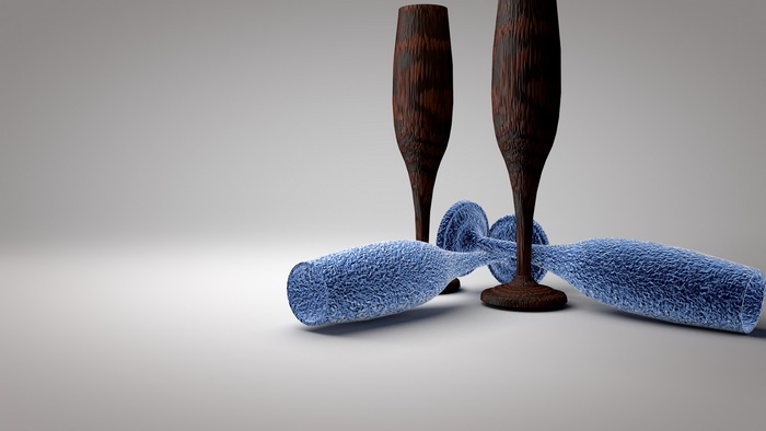 Abstract 3D CGI Digital Art