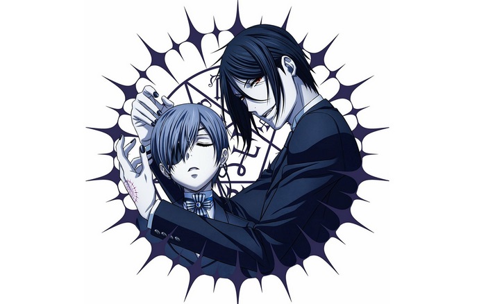 Ciel Phantomhive and Sebastian Michaelis from Black Butler