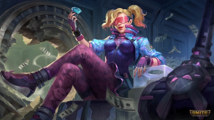 Bunny Bomber Aphrodite from Smite