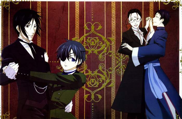 Ciel Phantomhive and Sebastian Michaelis from Black Butler