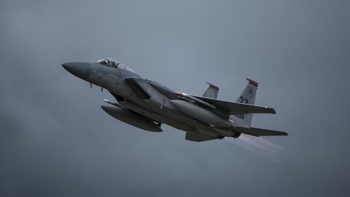 F-15C Eagle Jet Fighter of the United States Air Force