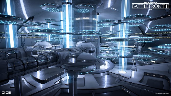 Star Wars Battlefront II Kamino interior