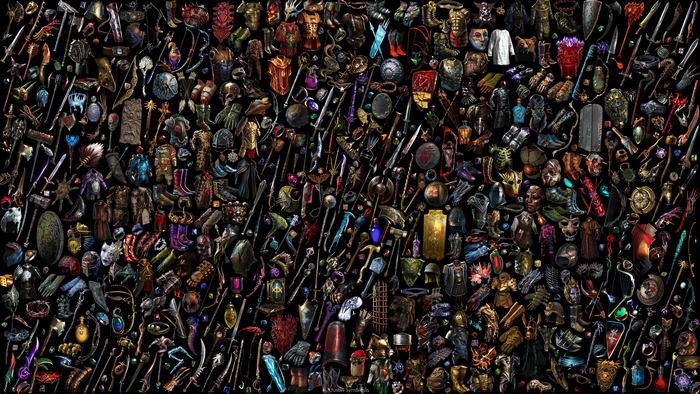 Path of Exile 4K items collage