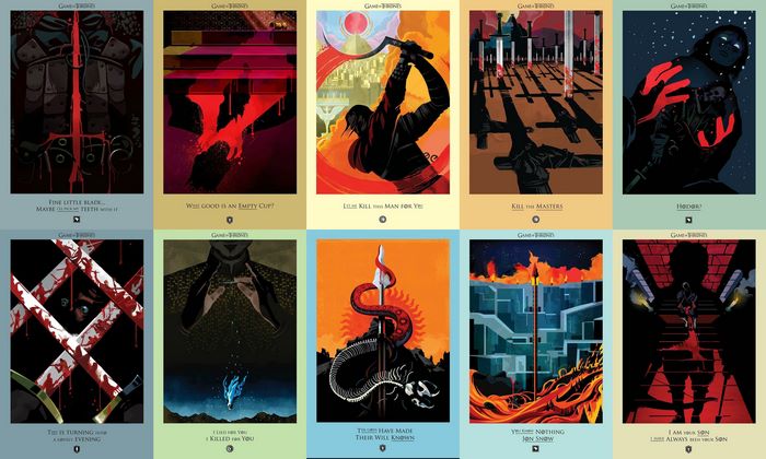 Game of Thrones Beautiful Death Season 4 Posters