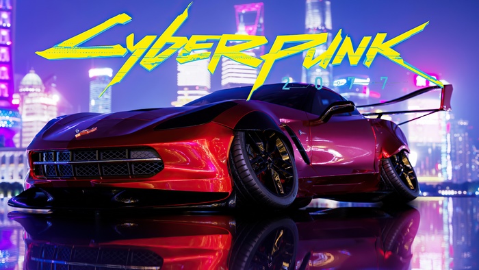 Cyberpunk 2077 4K car