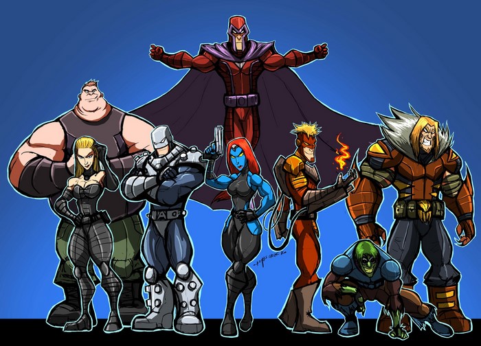 Magneto and Brotherhood of Mutants from X-Men