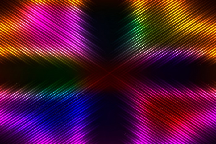 Abstract Colorful Light Streaks 4K