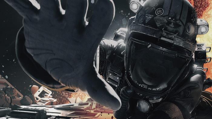 Astronaut reaching out in The Expanse