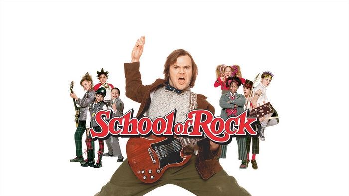 School of Rock with Jack Black and kids