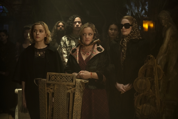 Sabrina Spellman and others in Chilling Adventures of Sabrina
