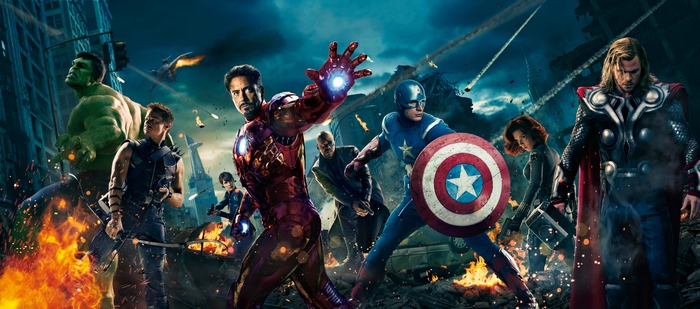 The Avengers 4K: Iron Man, Captain America, Thor, Hulk, Hawkeye, Black Widow