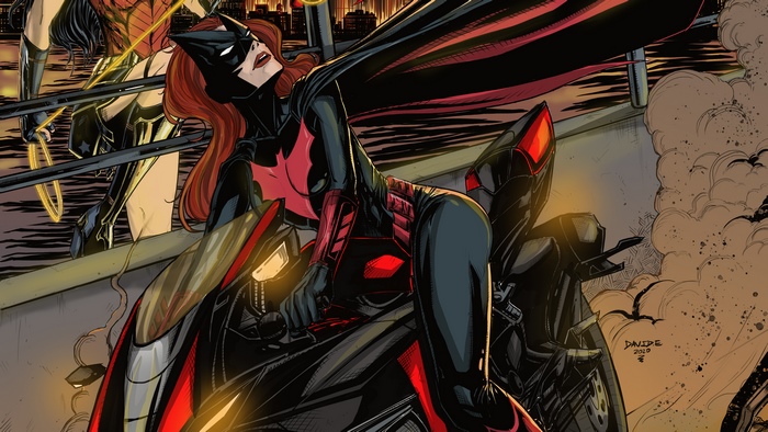 Batwoman and Wonder Woman from DC Comics