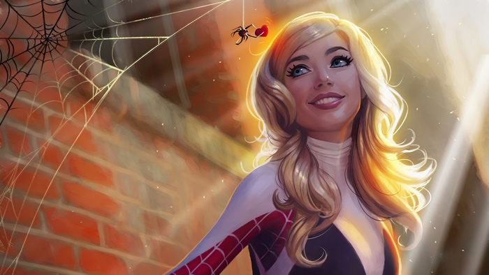 Gwen Stacy from Marvel Comics 4K