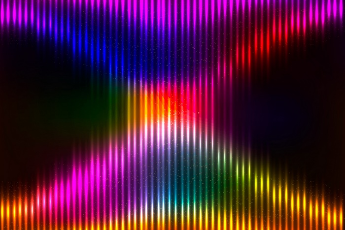Abstract Colorful Vertical Light Streaks 4K