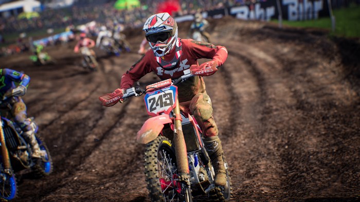Motocross rider in MXGP 2020