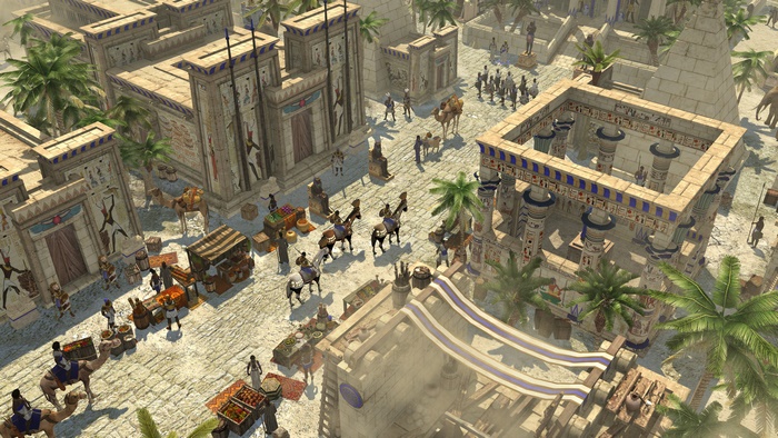Ancient Egyptian City Marketplace