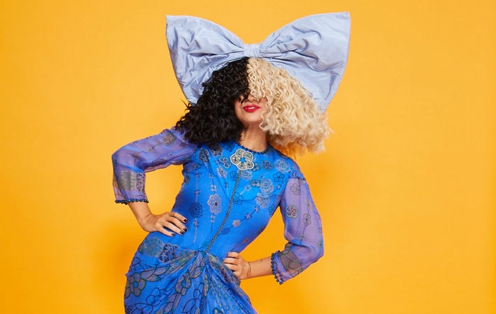 Sia Unique Two-Tone Hair and Bow