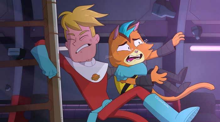 Gary Goodspeed and Little Cato from Final Space