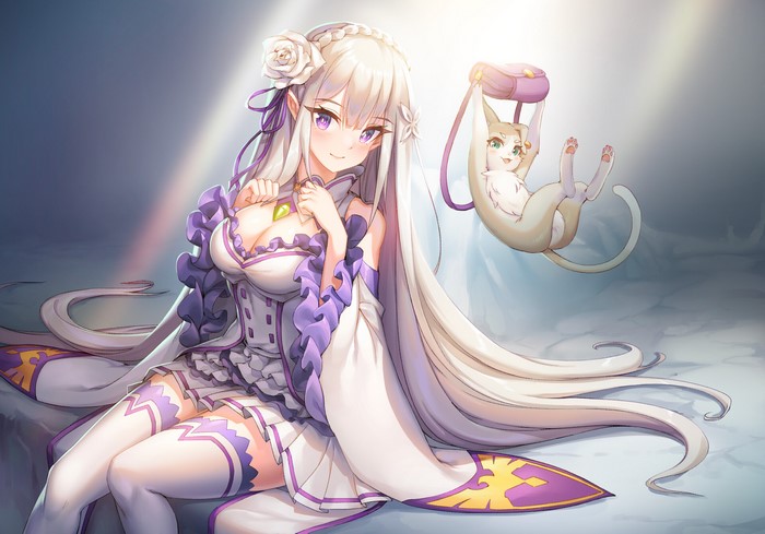 Emilia and Puck from Re:ZERO -Starting Life In Another World-