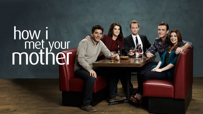 How I Met Your Mother cast at a table
