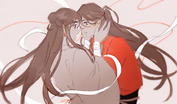 Xie Lian and Hua Cheng from Heaven Official's Blessing