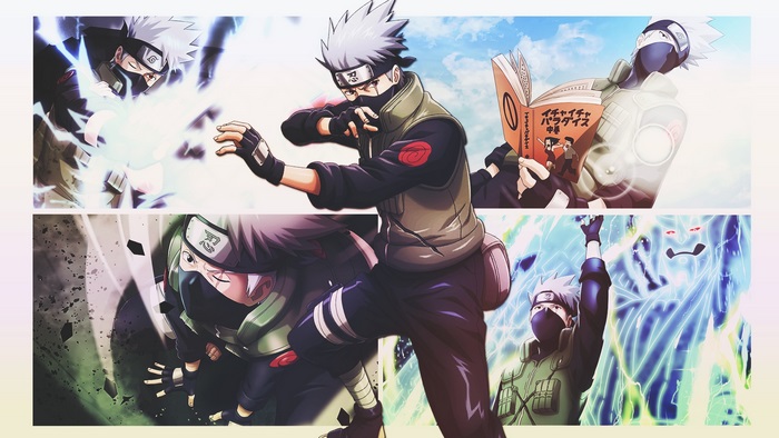 Dynamic Kakashi Hatake Action Scenes