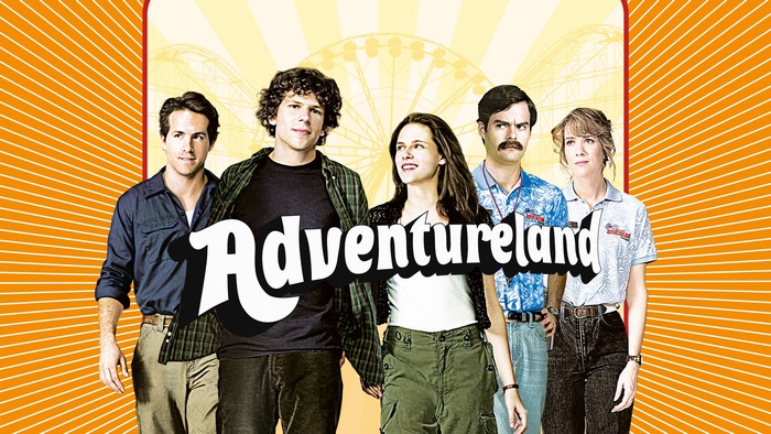 Adventureland movie poster with cast