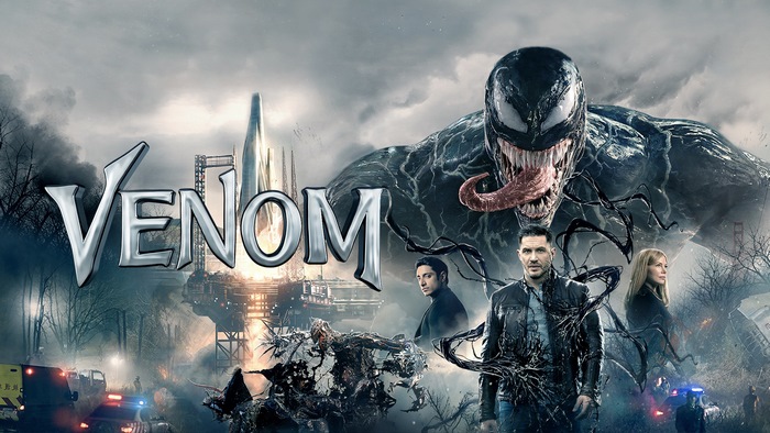 Venom movie poster with Tom Hardy