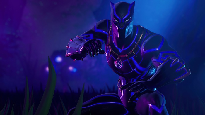Black Panther from Fortnite 4K