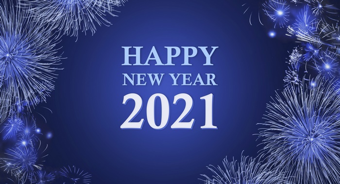 Happy New Year 2021 4K