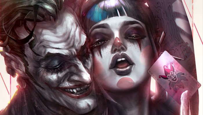 The Joker and Punchline from DC Comics