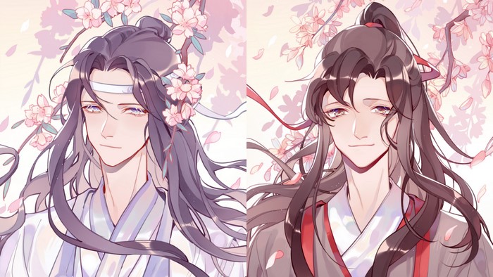 Wei Wuxian and Lan Wangji from Mo Dao Zu Shi 4K