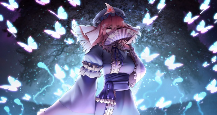 Yuyuko Saigyouji from Touhou 4K